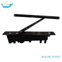 Hydraulic Heavy Duty Hidden Door Closer Adjustable Power Aluminum Slide Rails Max 120kg