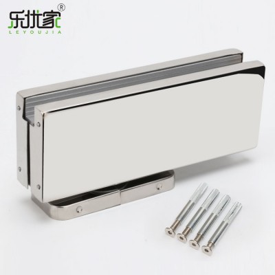 Stainless steel 304 hidden glass door closer hinge concealed hydraulic automatic floor spring door closer