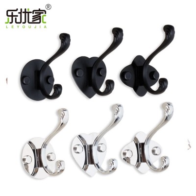 Bedroom door single hat clothes hooks bathroom wall mount coat hook