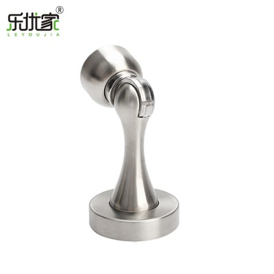 Bathroom wall mounted doorstop bedroom floor door stop stainless steel magnetic door stopper